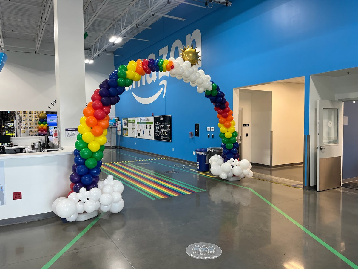 Corporate balloon install
